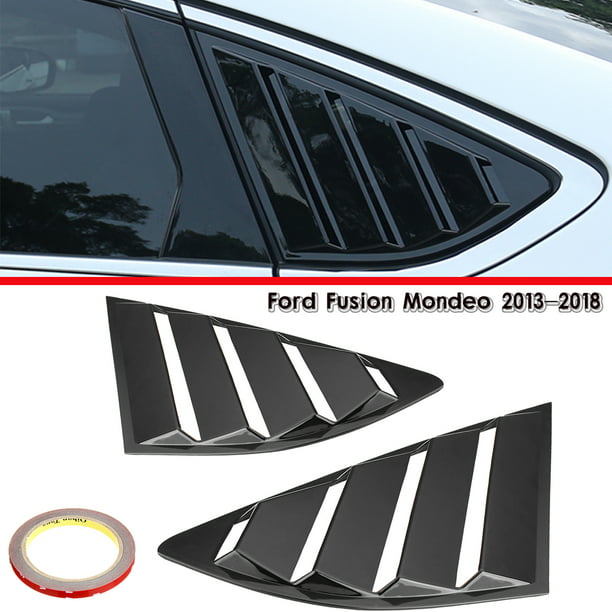 Red Carbon fiber Window Switch Panel Cover Trim For Ford Fusion Mondeo 2013-2019